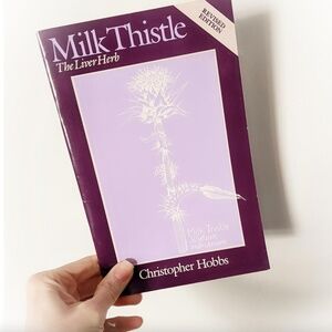 (7/$25) Vintage herb book 🌿📕 Milk Thistle by Cristopher Hobbs
